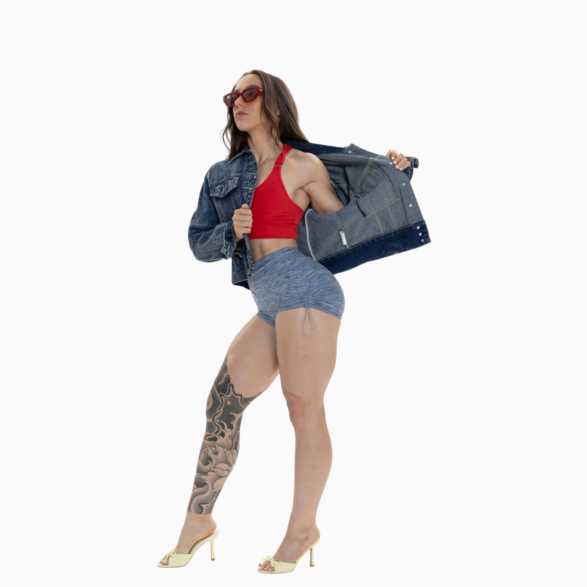 CrossForm Bra - Scarlet Flame