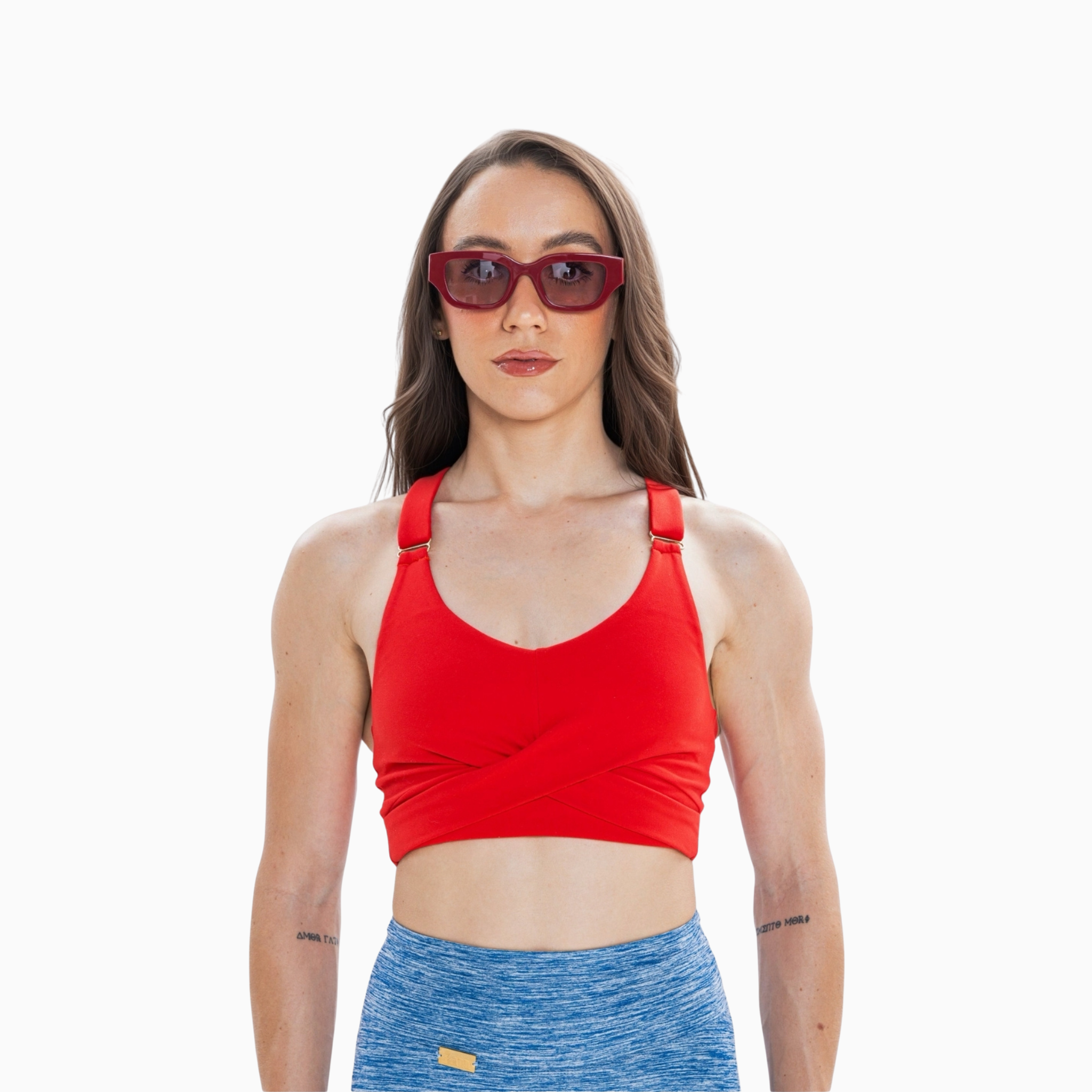 CrossForm Bra - Scarlet Flame