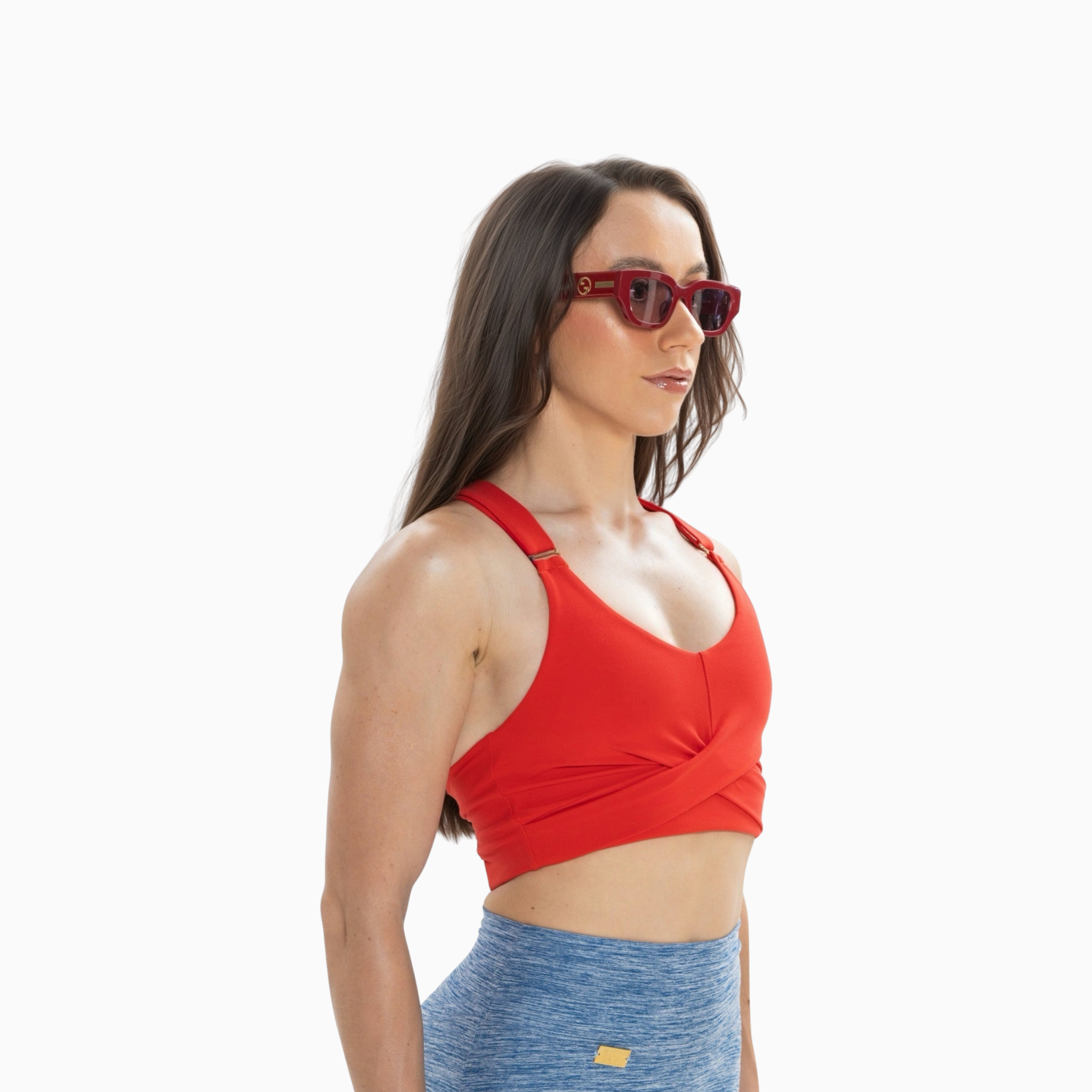 CrossForm Bra - Scarlet Flame