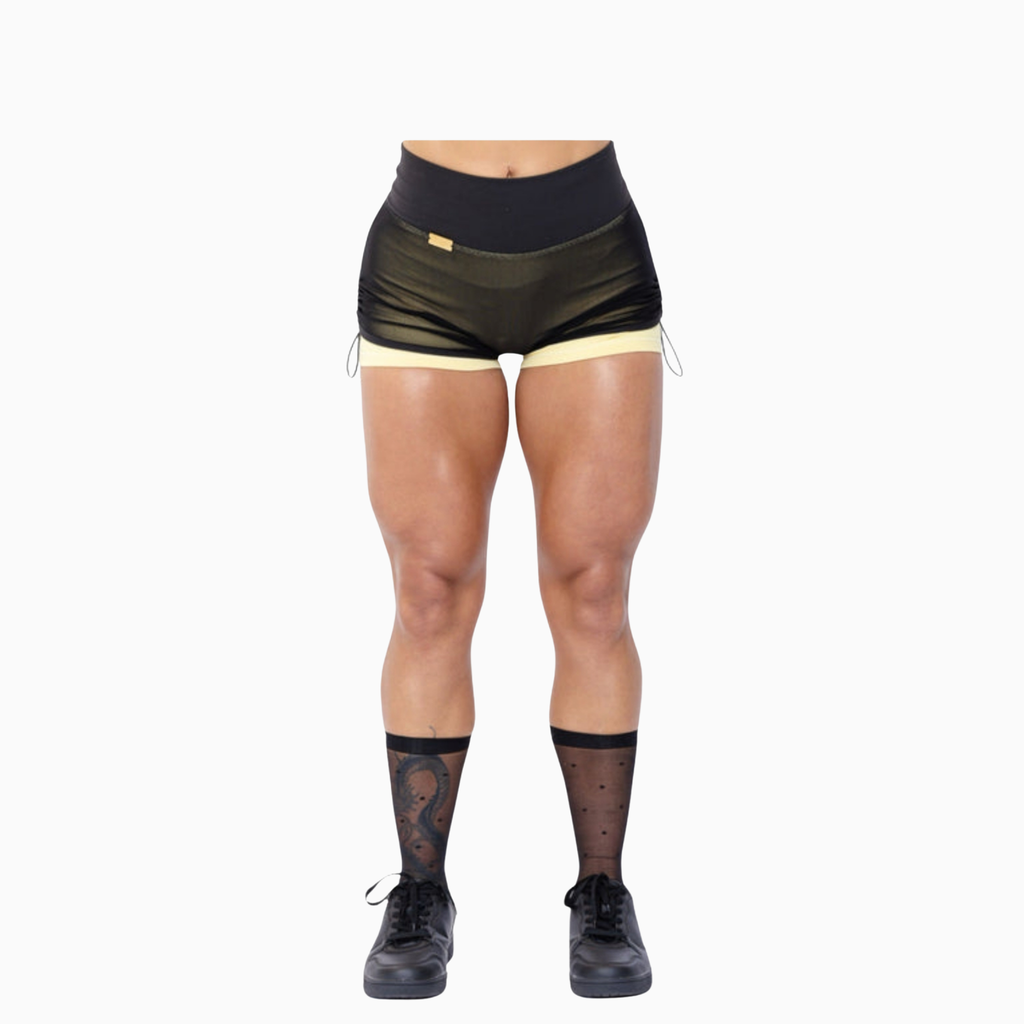 DuelTone Track Shorts - Butter Cream