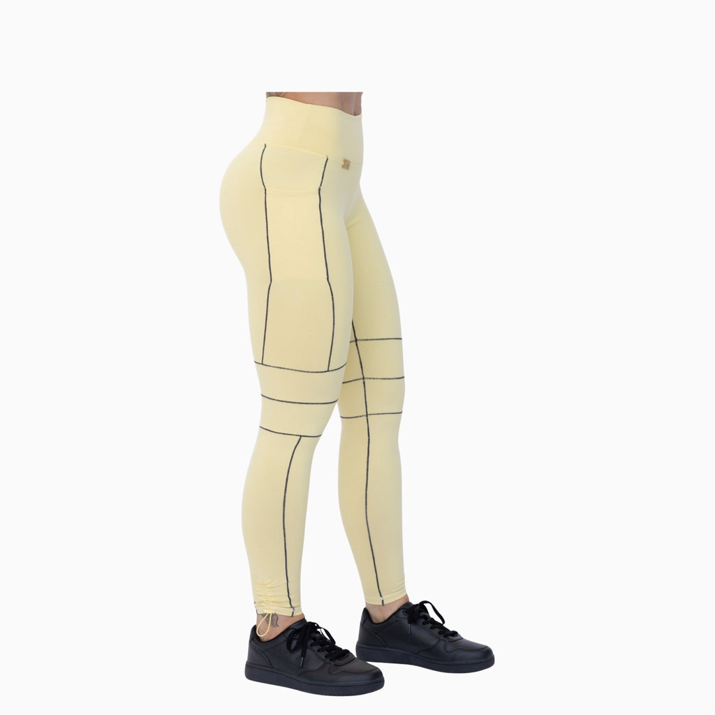 Hourglass Sculpt Leggings - Butter Cream