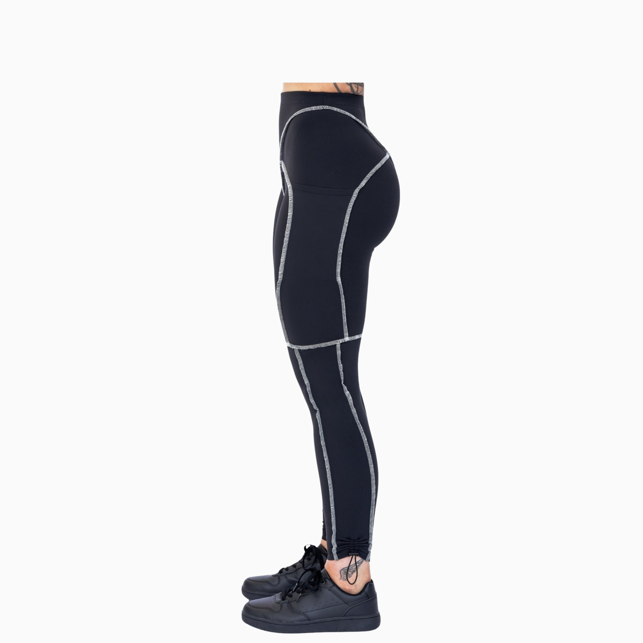 Fusion Track Leggings - Graphite Black