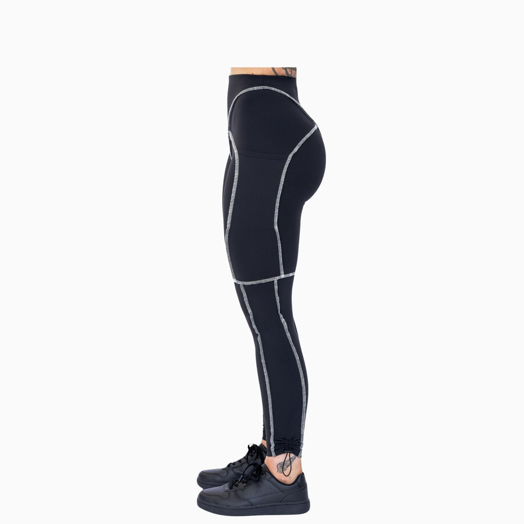 Fusion Track Leggings - Graphite Black