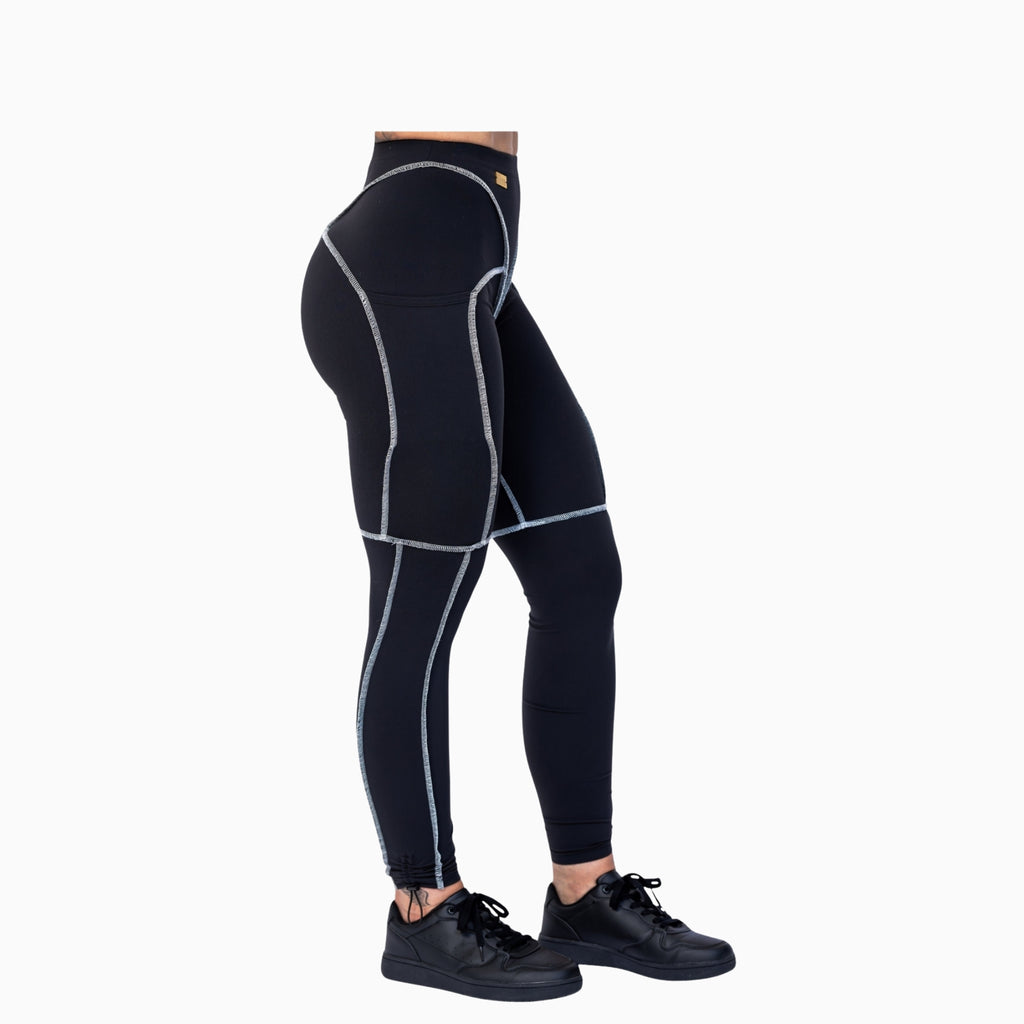 Fusion Track Leggings - Graphite Black