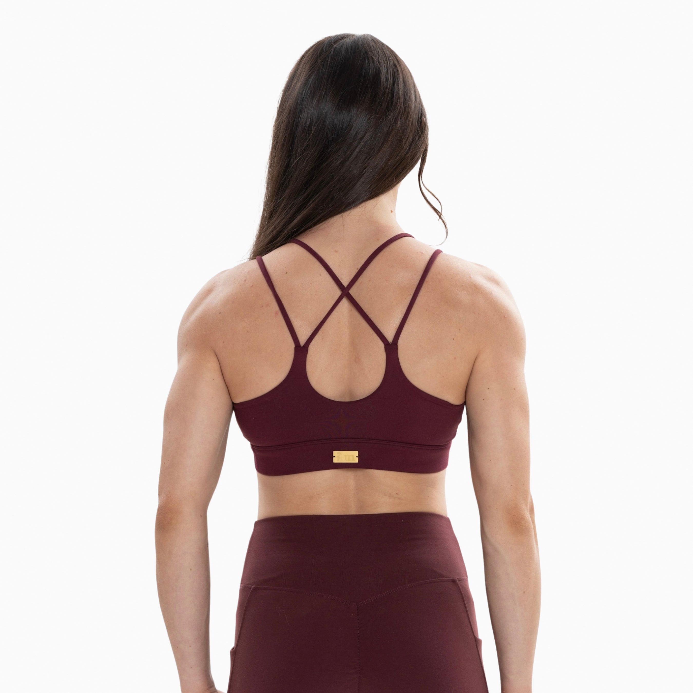 Ignite Cross Bra - Bordeaux Noir
