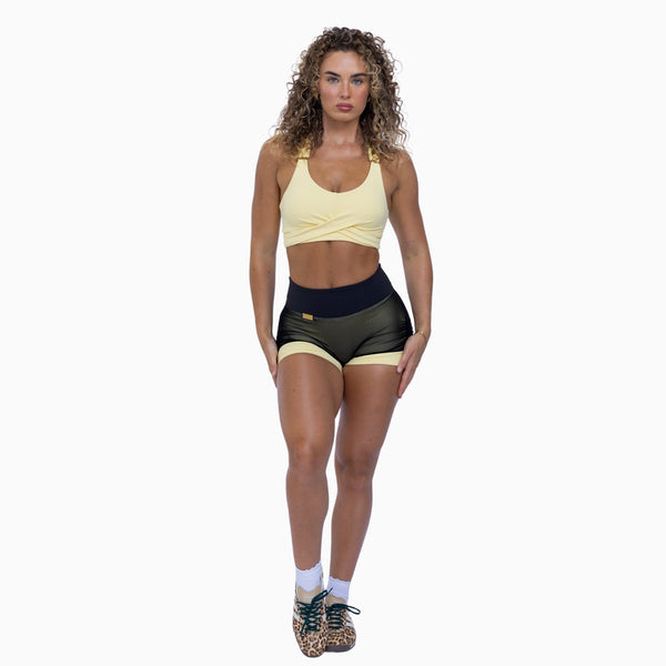 DuelTone Track Shorts - Butter Cream