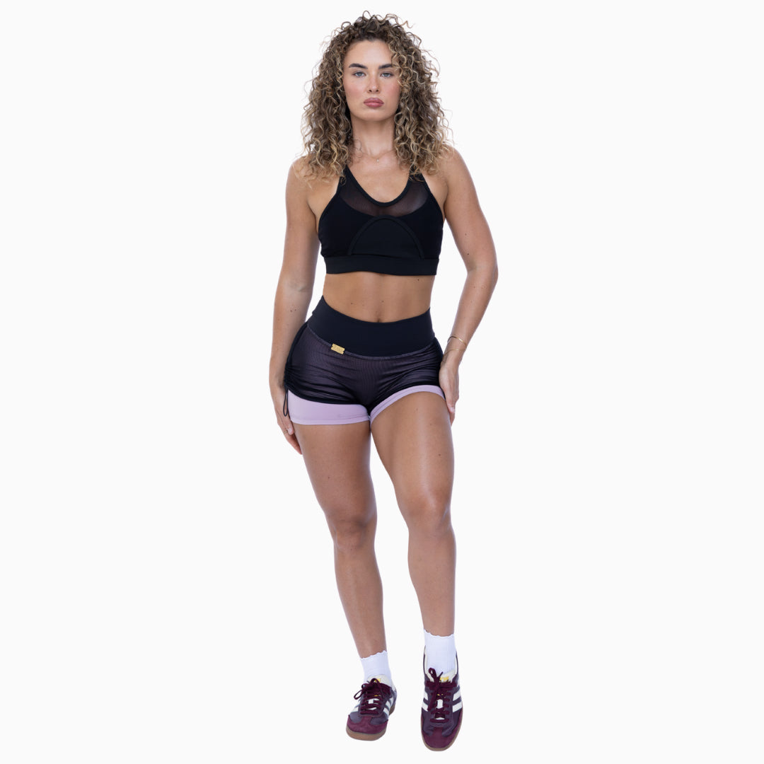 DuelTone Track Shorts - Blush