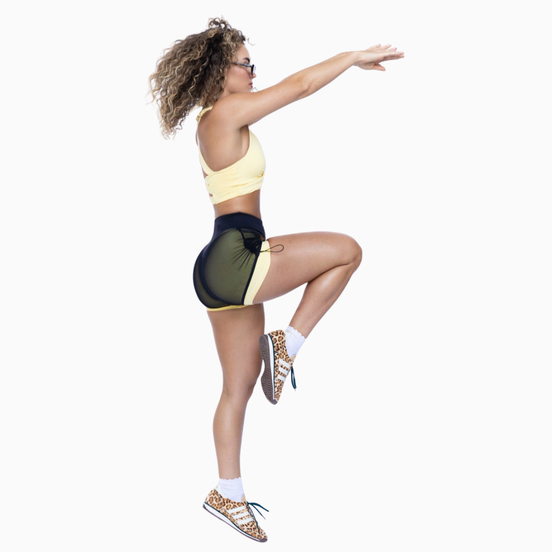 DuelTone Track Shorts - Butter Cream